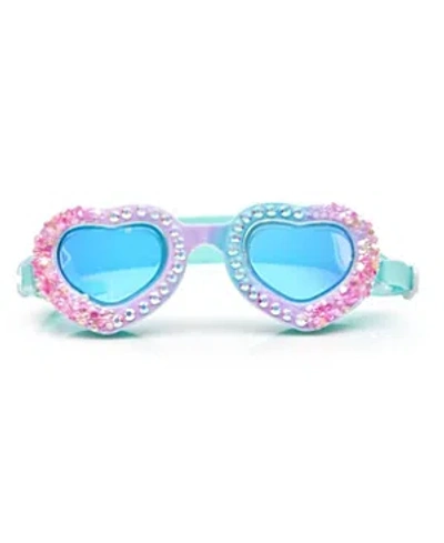 Bling2o Kids' Girls' Bluetiful Heart Shape Mermaid Swim Goggles - Ages 2-7 In Multi