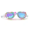 BLING2O GIRLS' BRIGHT BOUQUET HEART SHAPE SWIM GOGGLES - AGES 5+