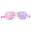 Bling2o Girls Love Ya Pink Heart Swim Goggle - Little Kid In Pink