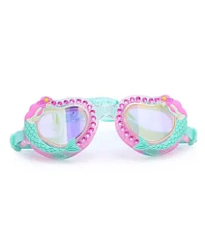 Bling2o Kids' Mermaid Mist Heart Swim Goggle In Multi