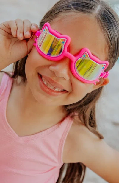 Bling2o Kids' Kitty Swim Goggles In Pink