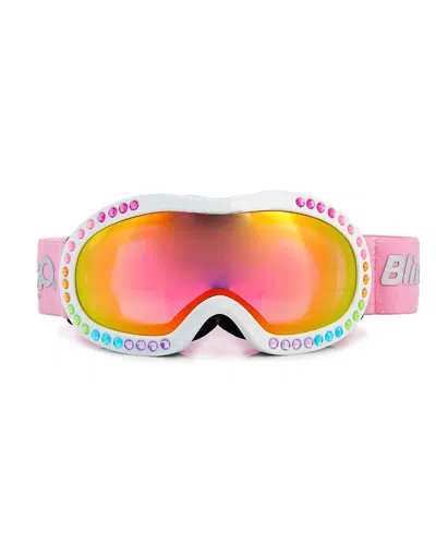 Bling2o Stones Of Rainbow Ski Mask For Girls - Ages 2-6 In Stone Rainbow