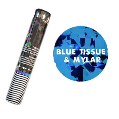 Blinkee 12 In. Blue Tissue & Mylar Gender Reveal Confetti Cannon