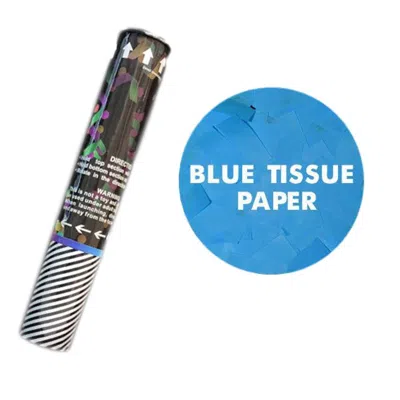 Blinkee 12 In. Blue Tissue Paper Gender Reveal Confetti Cannon