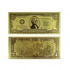 Blinkee 2 Dollar Commemorative Collectible Premium Replica Paper Money Bill 24k Gold Plated Fake Currency Ba