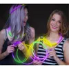 BLINKEE 22 IN. GLOW IN THE DARK TRI-COLOR NECKLACE GREEN PURPLE & YELLOW - PACK OF 50