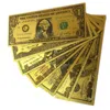 Blinkee 24k Plated Fake Banknote Currency 1-2-5-10-20-50-100 Dollar - Gold - Set Of 7