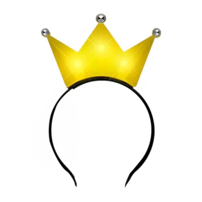 Blinkee 3 Jeweled Yellow Princess Crown Headbands