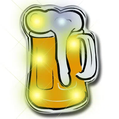 Blinkee Beer Flashing Body Light Lapel Pins