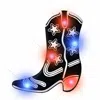 Blinkee Black Cowboy Boot Flashing Body Light Lapel Pins