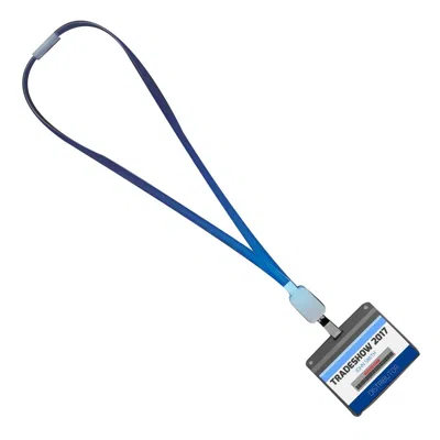 Blinkee Bright Blue Light Up Neon Lanyard For Vip Tradeshow Concerts Festivals