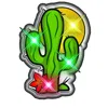 Blinkee Cactus Flashing Body Light Lapel Pins