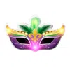 Blinkee Carnival New Orleans Mardi Gras Mask Flashing Body Light Lapel Pins