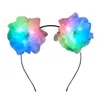 Blinkee Color Changing Flower Ears Headband White