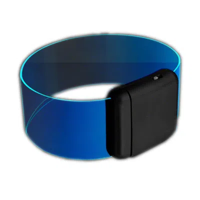 Blinkee Cosmic Blue Led Bracelets Magnetic Clasp