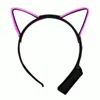 Blinkee Electro Luminescent Cat Animal Ears Headband Pink