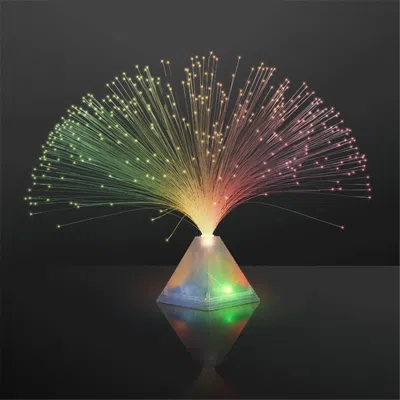 Blinkee Fiber Optic Pyramid Centerpiece, Blue