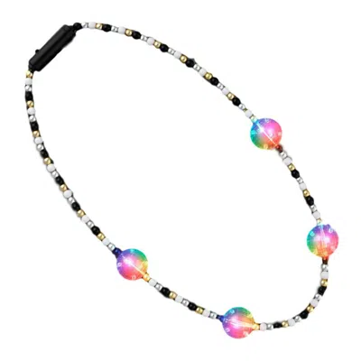 Blinkee Flashing Disco Prism Balls Fancy Party Necklace, Multicolor