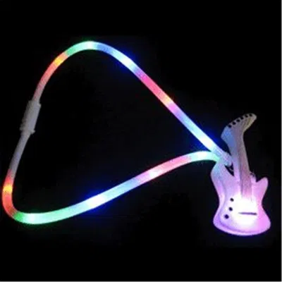 Blinkee Flashing Guitar Charm Necklace With Lightup Lanyard