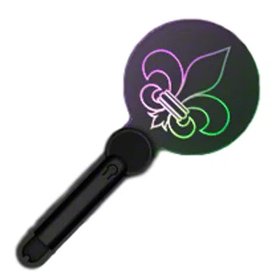 Blinkee Flashing Mardi Gras Fleur De Lis Acrylic Wand