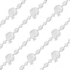 Blinkee Football Helmet Bead Necklace White - Pack Of 12