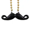 Blinkee Funky Mustache Beaded Necklace - Pack Of 12