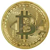 Blinkee Gold Plated Collectible Bitcoin Coin Physical Art Collection Gift