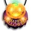 Blinkee Happy Halloween Pumpkin Flashing Body Light Necklace