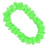 Blinkee Hawaiian Flower Lei Necklace Green