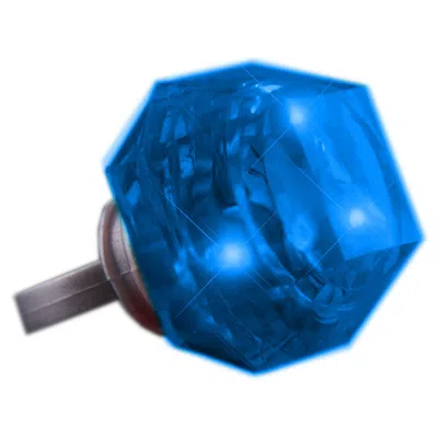 Blinkee Huge Gem Diamond Ring Blue