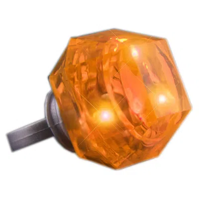 Blinkee Huge Gem Diamond Ring Orange