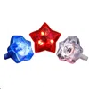 Blinkee Huge Gem Star Ring Red White & Blue