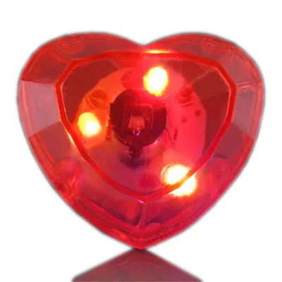 Blinkee Huge Heart Gem Rings Red