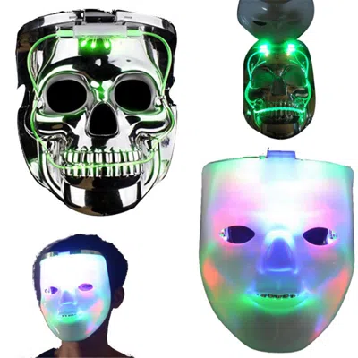 Blinkee Jabbawockeez Flip To Skull Led Halloween Mask