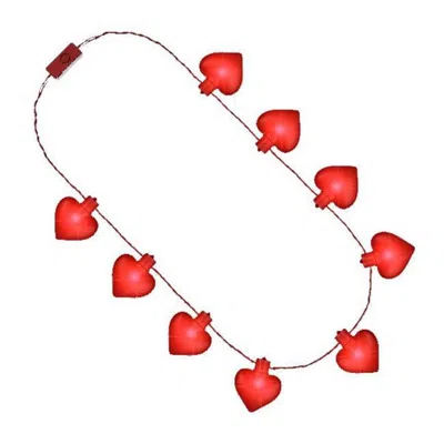 Blinkee Jumbo Red Heart Shaped Light Up Jewelry Necklace For Valentines