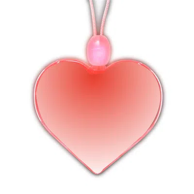 Blinkee Led Acrylic Heart Necklace Red