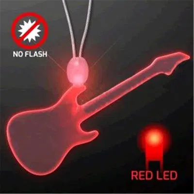 Blinkee Led Acrylic Red Guitar Necklace
