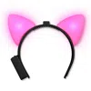 Blinkee Led Animal Ears Steady Pink Light Headband