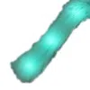Blinkee Led Faux Fur Boa Aqua