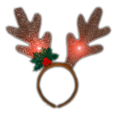Blinkee Led Golden Reindeer Antlers Headband