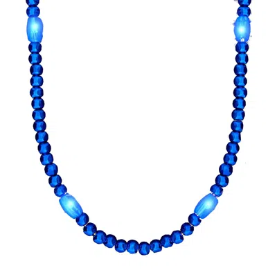 Blinkee Led Necklace With Blue Beads