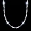 Blinkee Led Necklace With Silver Beads