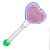Blinkee Led Rave Plur Heart Wand With Crystal Ball