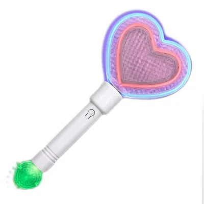 Blinkee Led Rave Plur Heart Wand With Crystal Ball