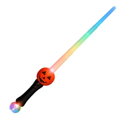 Blinkee Light Up Expandable Pumpkin Jack O Lantern Saber Prism Sword