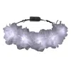 Blinkee Light Up Floral Princess Fairy Halo Crown Cool White