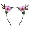 Blinkee Light Up Flower Deer Lighted Antler Headband White