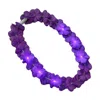Blinkee Light Up Hawaiian Flower Lei Necklace Purple