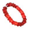 Blinkee Light Up Hawaiian Flower Lei Necklace Red