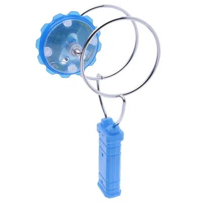 Blinkee Light Up Magnetic Gyro Spinning Wheel Blue